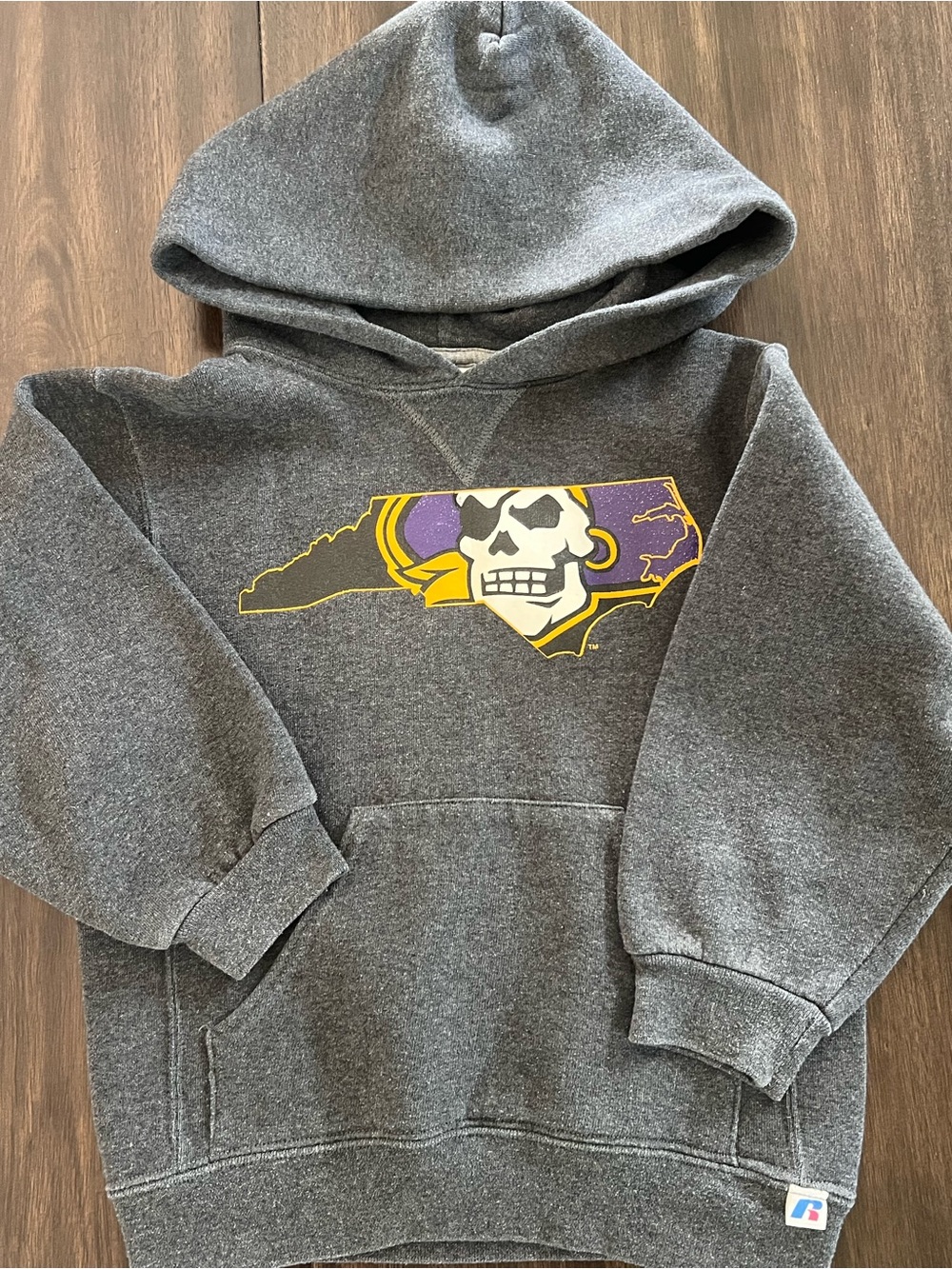 Kids Russell Athletic Eastern Carolina University Hoodie size Small